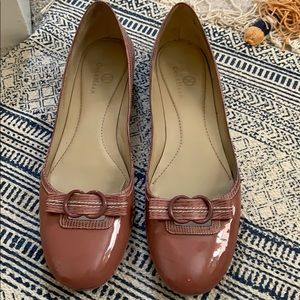 Classic Cole Haan pink ballet bow flats sz 9B